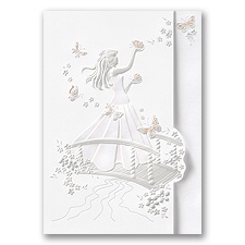 Butterfly Kisses Quinceanera Invitation