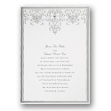 Silver Elegance Wedding Invitation