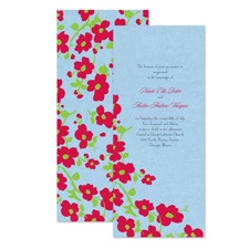 Vintage Blooms Wedding Invitation