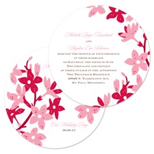 Fresh Florals Wedding Invitation