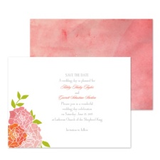 Watercolor Roses Save the Date