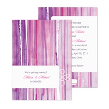 Painted Pattern Save the Date
