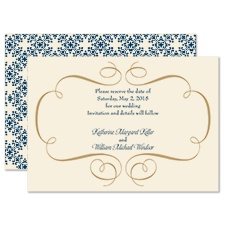 Ornate Vintage Save the Date