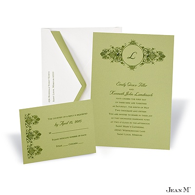 Olive Invitation Card
