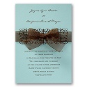 Aqua Invitation Card