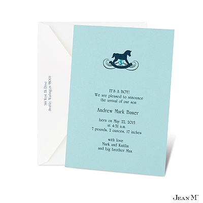 Rock-a-Bye Baby Announcement