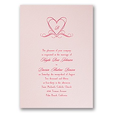 Princess Pink Wedding Invitation