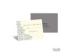 Vintage Damask Response Card and Envelope - Stainless