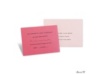 Hot Pink Shimmer Response Card and Envelope