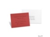 Red Shimmer Response Card and Envelope