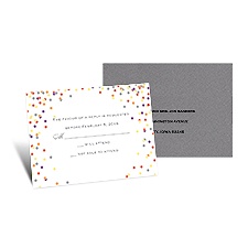 Dotting Around Response Card and Envelope