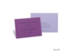 Purple Shimmer Response Card and Envelope