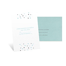 Pretty Dots Response Card and Envelope