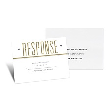 Led By Love Response Card and Envelope
