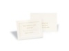 Ecru Classic Panel Response Card and Envelope