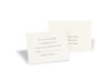 Ecru Response Card and Envelope