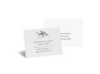 Golden Leaves Response Card and Envelope