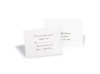 White Shimmer Response Card and Envelope