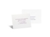 Silver Pendant Monogram Response Card and Envelope