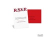 Artistic Poetry Response Card and Envelope - Merlot
