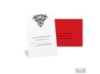 Damask Cross Response Card and Envelope