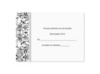 Elegant Filigree Response Card and Envelope