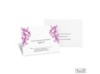 Layered Filigree Monogram Response Card and Envelope - Amethyst