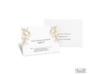 Layered Filigree Monogram Response Card and Envelope - Champagne