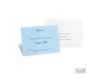 Two-Tone Damask Background Response Card and Envelope - Cornflower