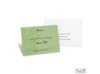 Two-Tone Damask Background Response Card and Envelope - Cloverleaf