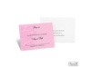 Two-Tone Damask Background Response Card and Envelope - Fuchsia