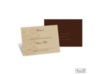 Two-Tone Damask Background Response Card and Envelope - Champagne