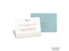 Mod Medallion Response Card and Envelope - Aqua