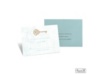 Key to My Heart Response Card and Envelope - Aqua