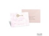 Key to My Heart Response Card and Envelope - Bubble Gum