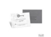 Key to My Heart Response Card and Envelope - Pewter