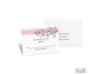 Blossoming Monogram Response Card and Envelope - Bubble Gum
