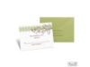 Blossoming Monogram Response Card and Envelope - Olive