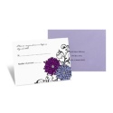 Retro Posies Response Card and Envelope - Grapevine