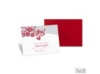 Garden Trellis Response Card and Envelope - Merlot