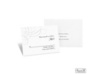 Swirling Filigree Response Card and Envelope - Black