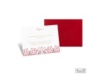 Mod Medallion Response Card and Envelope - Merlot