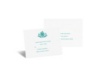 Damask Edges Response Card and Envelope