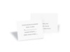 White Response Card and Envelope
