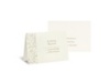 Shimmering Floral Response Card and Envelope