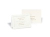 Ecru Triple Frame Response Card and Envelope