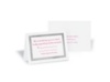 Reflection Bar and Bat Mitzvah Response Card and Envelope
