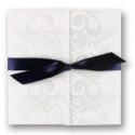 Pearl Flourishes Wedding Invitation