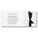 Sleek Shimmer Wedding Invitation