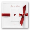 Ribboned Romance Wedding Invitation